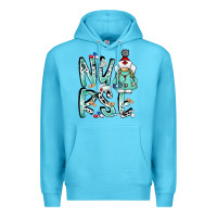 Ocean Blue nurse Premium Hoodie - RacoonDesign
