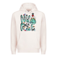 Pale Pink nurse Premium Hoodie - RacoonDesign