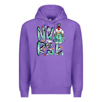 Purple nurse Premium Hoodie - RacoonDesign