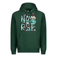 Sports Green nurse Premium Hoodie - RacoonDesign