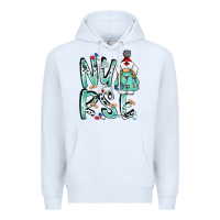 White nurse Premium Hoodie - RacoonDesign