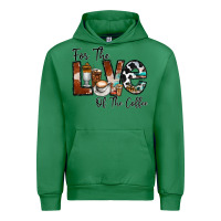 Emerald for the love of the coffe Urban Hoodie - CowhideDigitalArt