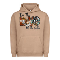 Pigment Burro for the love of the coffe Urban Hoodie - CowhideDigitalArt