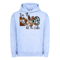Pigment Grape Ice for the love of the coffe Urban Hoodie - CowhideDigitalArt