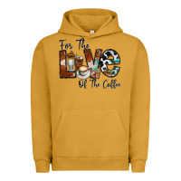 Pigment Peanut Butter for the love of the coffe Urban Hoodie - CowhideDigitalArt