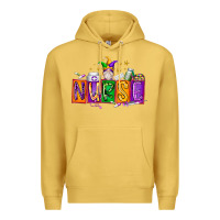 Antique Gold nurse mardi gras Premium Hoodie - RacoonDesign