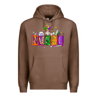Chestnut nurse mardi gras Premium Hoodie - RacoonDesign