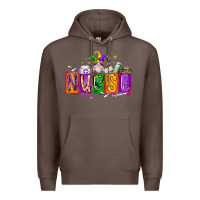 Coffee nurse mardi gras Premium Hoodie - RacoonDesign