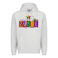 Nurse Mardi Gras Premium Hoodie | Teevron