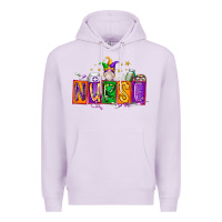 Lilac nurse mardi gras Premium Hoodie - RacoonDesign