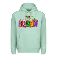 Seafoam nurse mardi gras Premium Hoodie - RacoonDesign