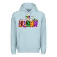Blue Mist nurse mardi gras Premium Hoodie - RacoonDesign