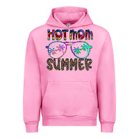 Fuchsia Pink hot mom summer Urban Hoodie - CowhideDigitalArt