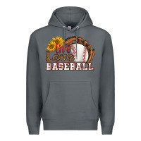 Rock live love baseball Premium Hoodie - HRA Design Shop