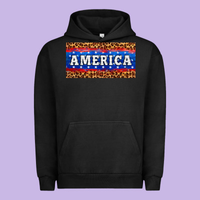 America License Plate Urban Hoodie Designed By Hra Design Shop