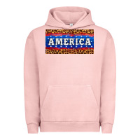 Pigment Salmon america license plate Urban Hoodie - HRA Design Shop