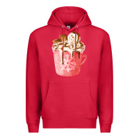 Cardinal hotcocoa with snowman  fa element Premium Hoodie - FaDigitalArtStudio