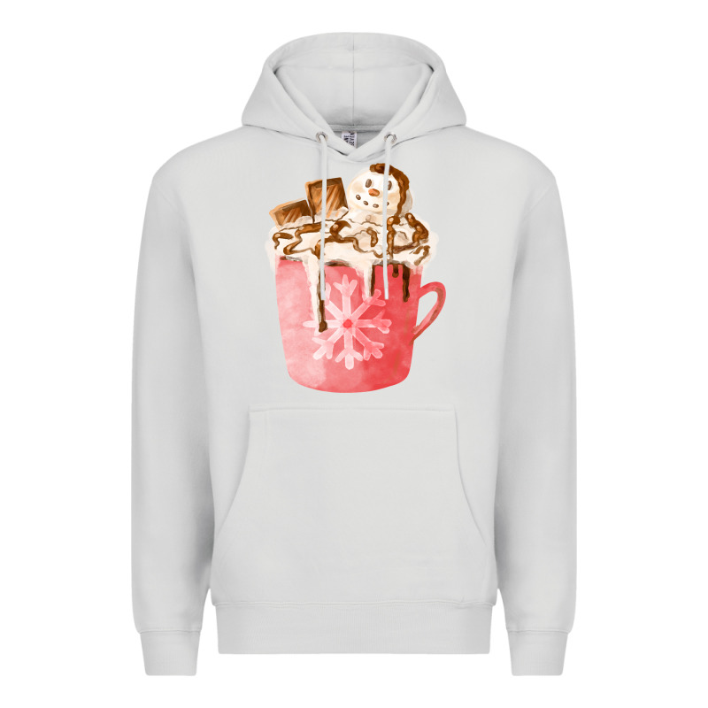 Hotcocoa With Snowman  Fa Element Premium Hoodie by FaDigitalArtStudio | Teevron