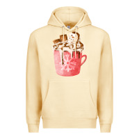 Pina Colada hotcocoa with snowman  fa element Premium Hoodie - FaDigitalArtStudio