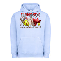 Pigment Grape Ice diamonds are a girls best friends Urban Hoodie - RacoonDesign