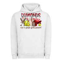 Pigment Lunar Rock diamonds are a girls best friends Urban Hoodie - RacoonDesign