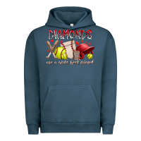 Pigment Midnight Navy diamonds are a girls best friends Urban Hoodie - RacoonDesign