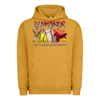 Pigment Peanut Butter diamonds are a girls best friends Urban Hoodie - RacoonDesign