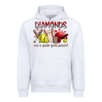 White diamonds are a girls best friends Urban Hoodie - RacoonDesign