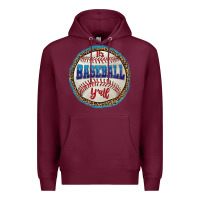 Burgundy it's baseball y'all Premium Hoodie - HRA Design Shop