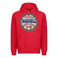 Red it's baseball y'all Premium Hoodie - HRA Design Shop