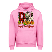 Fuchsia Pink christmas rn registered nurse Urban Hoodie - FaDigitalArtStudio