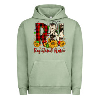 Pigment Oil Green christmas rn registered nurse Urban Hoodie - FaDigitalArtStudio