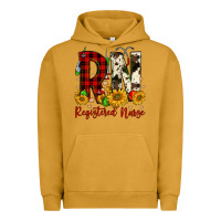 Pigment Peanut Butter christmas rn registered nurse Urban Hoodie - FaDigitalArtStudio
