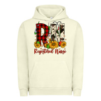 Pigment Pistachio christmas rn registered nurse Urban Hoodie - FaDigitalArtStudio