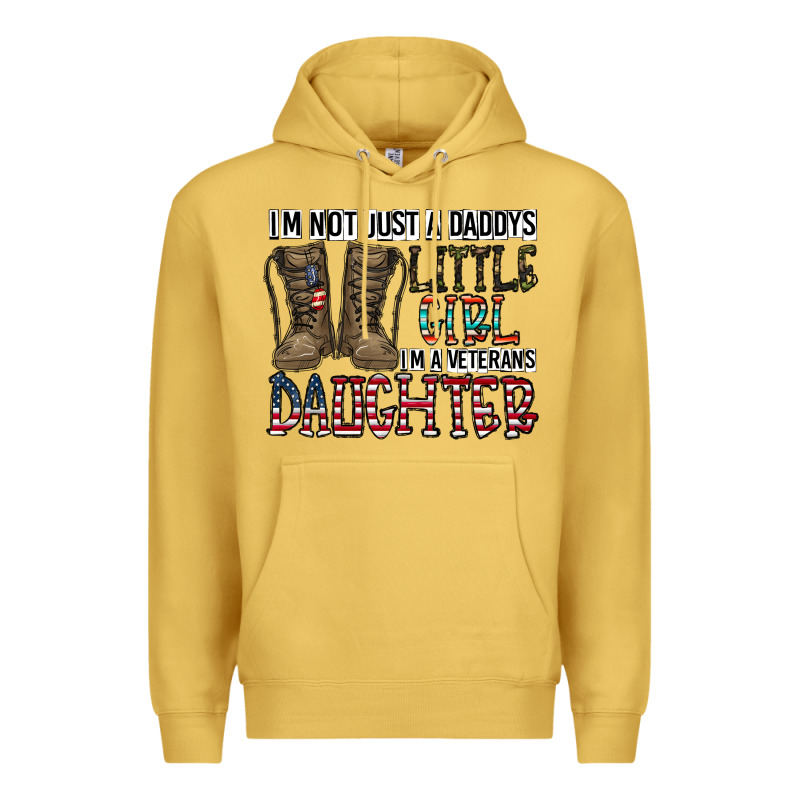 I'm Not Just A Daddy's Little Girl Premium Hoodie by CowhideDigitalArt | Teevron