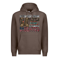 Coffee I'm Not Just A Daddy's Little Girl Premium Hoodie - CowhideDigitalArt