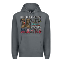 Rock I'm Not Just A Daddy's Little Girl Premium Hoodie - CowhideDigitalArt