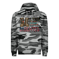 Slate Camo I'm Not Just A Daddy's Little Girl Premium Hoodie - CowhideDigitalArt