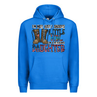 True Royal I'm Not Just A Daddy's Little Girl Premium Hoodie - CowhideDigitalArt
