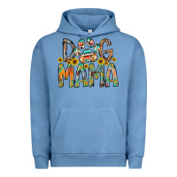 Pigment Pebble Blue dog mama Urban Hoodie - RacoonDesign