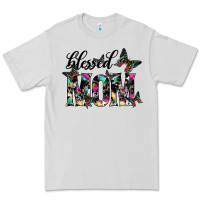 Dove Grey blessed mom Premium Tee - SublimationCraftShop