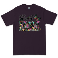 Plum blessed mom Premium Tee - SublimationCraftShop