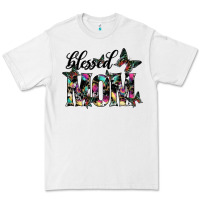 White blessed mom Premium Tee - SublimationCraftShop