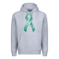 Heather Grey liver cancer ribbon fa element Premium Hoodie - FaDigitalArtStudio