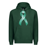 Sports Green liver cancer ribbon fa element Premium Hoodie - FaDigitalArtStudio
