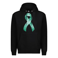 Black liver cancer ribbon fa element Premium Hoodie - FaDigitalArtStudio