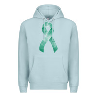 Blue Mist liver cancer ribbon fa element Premium Hoodie - FaDigitalArtStudio
