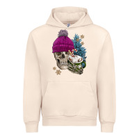 Sandshell winter skeleton skull Urban Hoodie - FaDigitalArtStudio