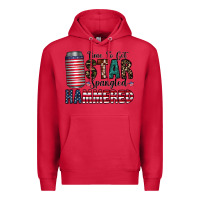 Cardinal Star Spangled Hammered Premium Hoodie - CowhideDigitalArt