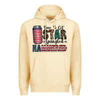 Pina Colada Star Spangled Hammered Premium Hoodie - CowhideDigitalArt